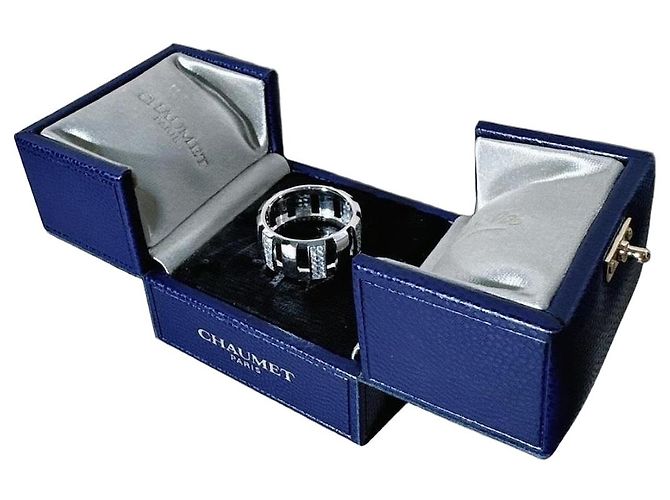 Chaumet Class One Platin-Diamantring Silber