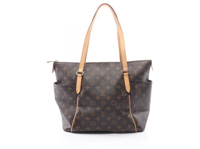 Bolsa Tote Louis Vuitton Totally MM Monogram Marrom