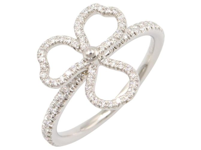 Tiffany & Co. Paper Flower Diamantring Silber