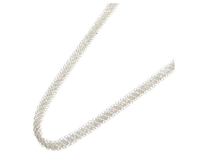 Collar de malla de plata de ley Tiffany & Co.