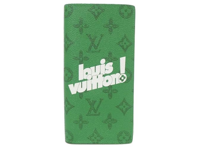 Cartera Louis Vuitton Everyday LV Brazza Verde Verde claro