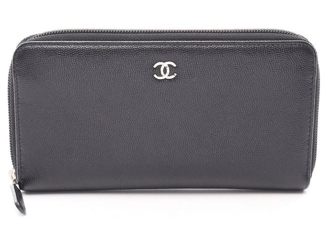 Portafoglio lungo Chanel Coco Mark Nero