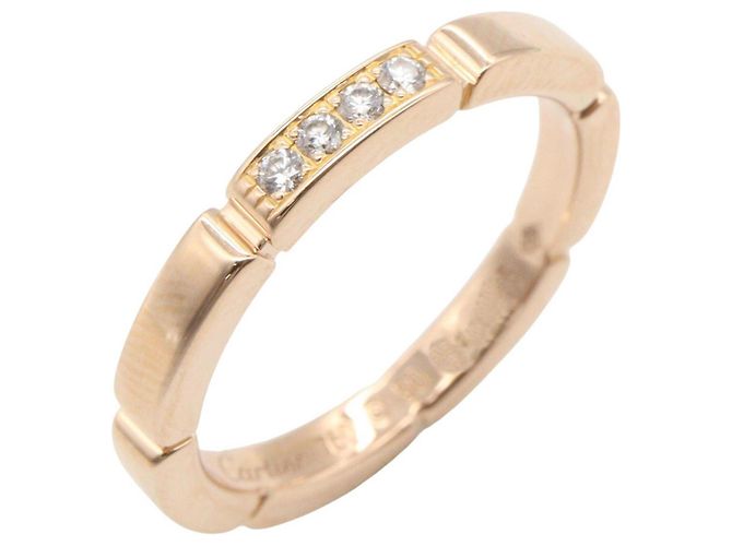 Anello Maillon Panthère Cartier con diamanti D'oro