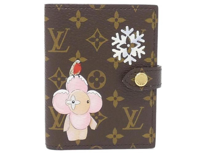 Estojo de papel Louis Vuitton Monogram Vivienne Matifang Marrom