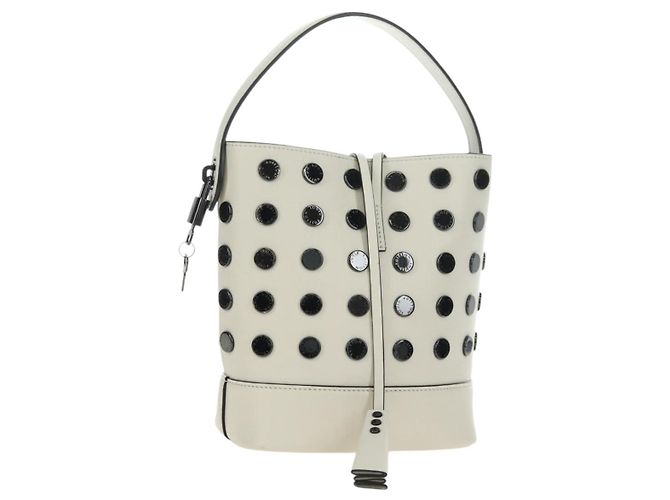 LOUIS VUITTON Odas Shoulder Bag Kalbsleder Weiß M94563 LV Auth 182007SAM