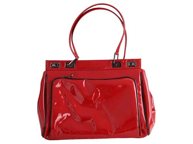 Lancel Bolso Tote rojo Roja