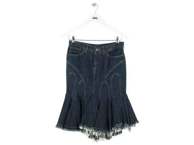 Alexander Mcqueen Gonna blu