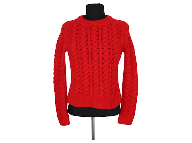 Eric Bompard Roter Pullover 