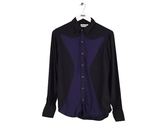 Yves Saint Laurent Camicia nera Nero 