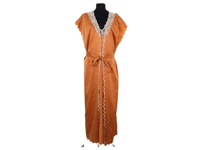 Dior Conjunto de lencería naranja