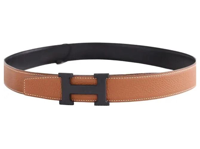 Hermès Camel Ledergürtel Kamel 