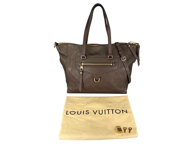 Borsa Tote Louis Vuitton Lumineuse PM Marrone