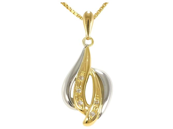 Autre Marque Collana in platino PT850 e oro giallo 18K D'oro