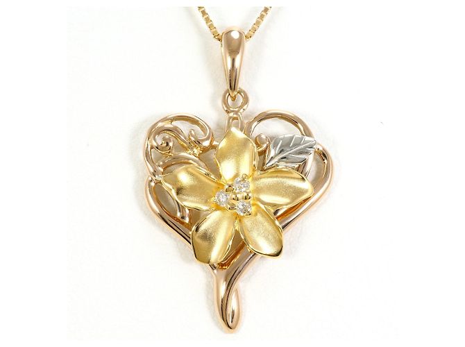 Autre Marque Elegante collana in oro 18K e platino D'oro