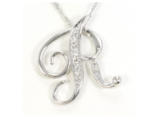 Autre Marque 14K/18K Weißgold Diamant Halskette