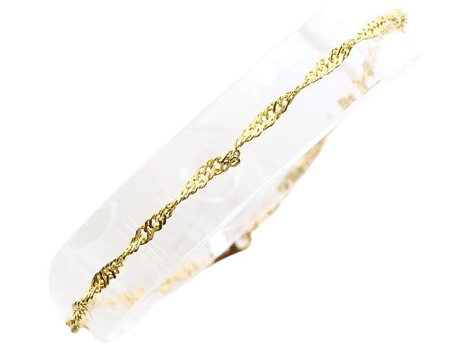 Autre Marque Bracciale con charm in oro giallo 18K D'oro