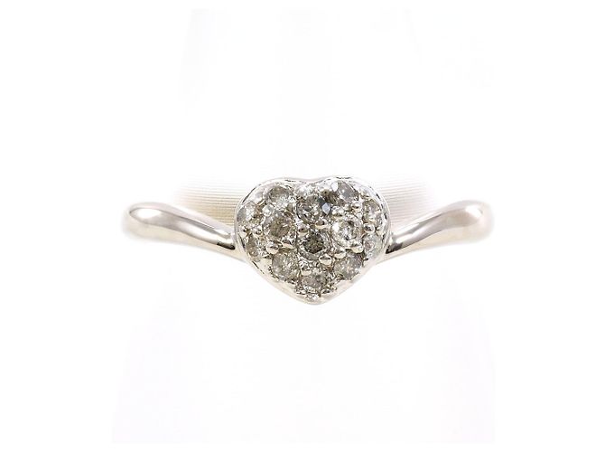 Autre Marque 18K Weißgold Diamantring Golden