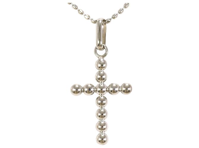 Autre Marque Collar de oro blanco de 18K