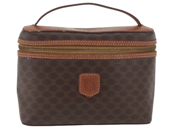Céline Celine Macadam Vanity Canvas Marrone