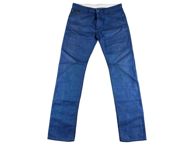 Jeans Louis Vuitton Uomo in Cotone Blu