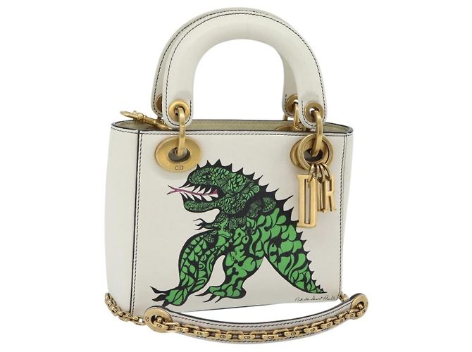 Christian Dior Lady Dior Leather Mini Multicolore