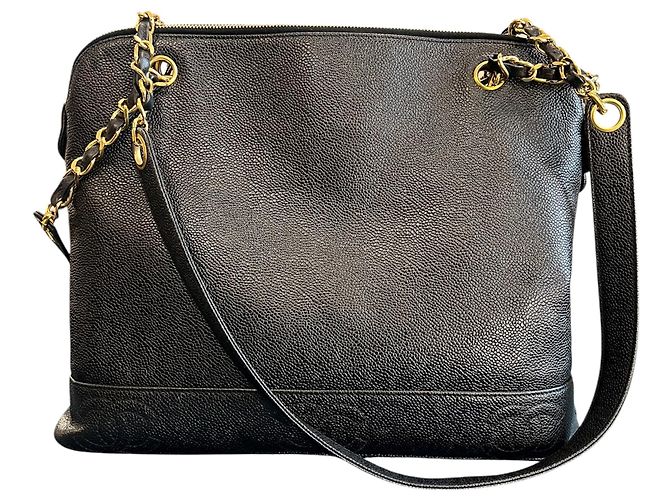 Chanel Triple CC Caviar Schultertasche 1996