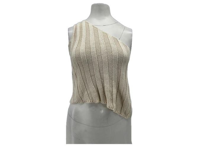 Autre Marque ATTIRE Top aus weißer Baumwolle Größe S