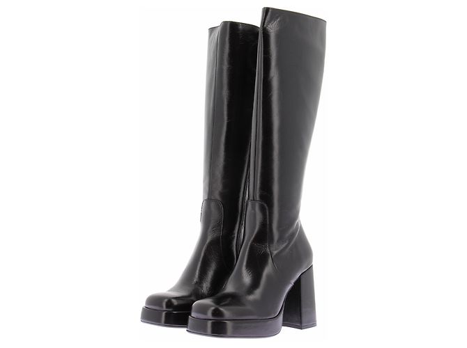Jonak Lederstiefel Schwarz Größe 37
