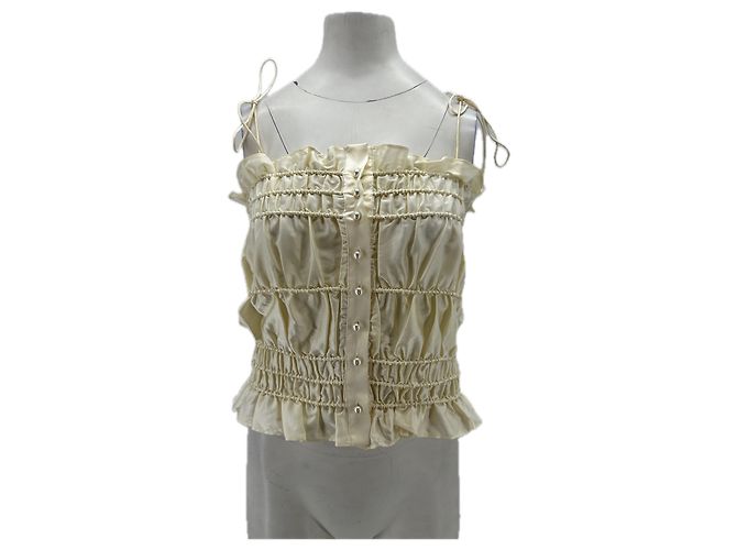 Autre Marque Beiges Seidentop S