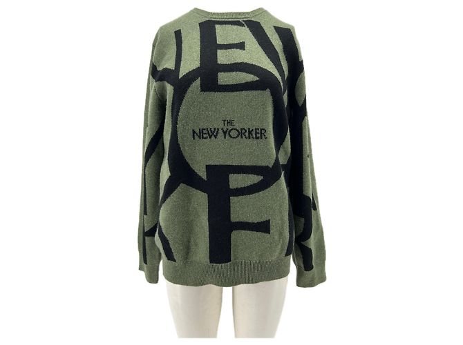 Autre Marque THE NEW YORKER Wollpullover Grün M