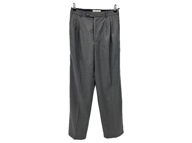 Autre Marque Graue Wollhose von RONNY KOBO