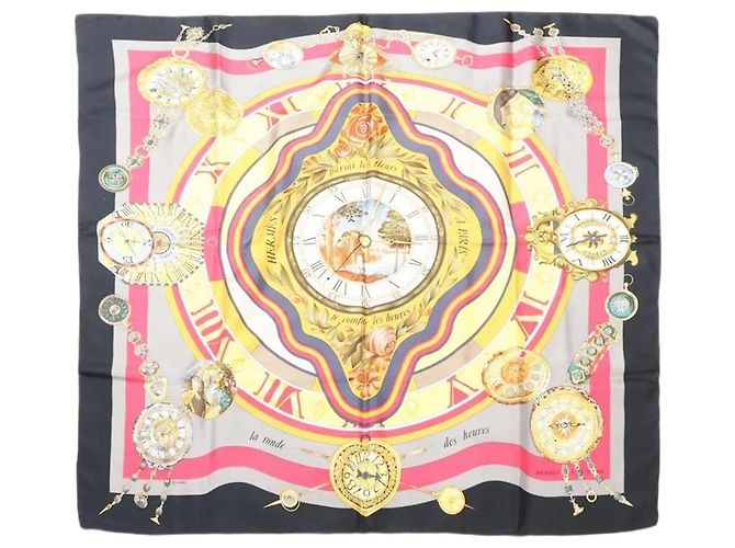 Hermès Sciarpa in seta Multicolour Parmi Les Fleurs Multicolore
