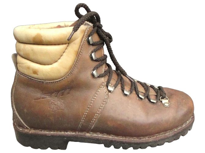 Autre Marque Zermatt Leder Wanderstiefel Größe 39 Braun