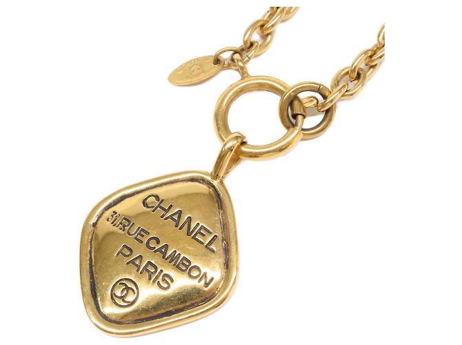 Chanel Cambon Chain Necklace Golden