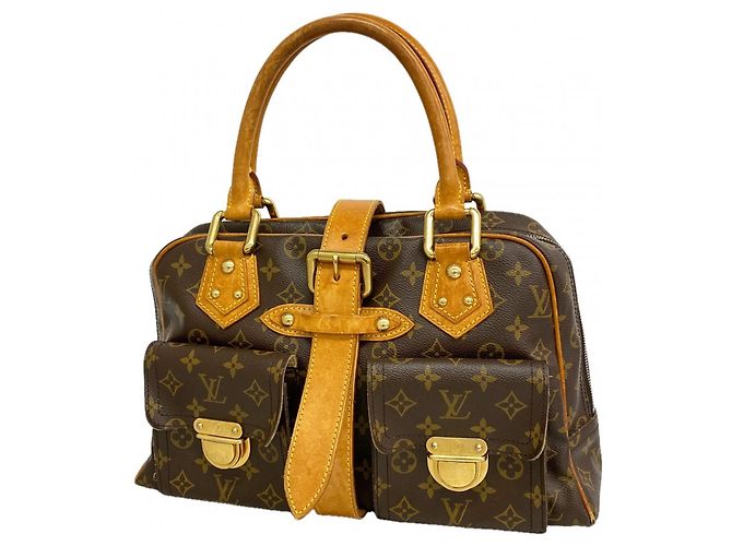 Bolsa Louis Vuitton Monogram Manhattan GM Marrom