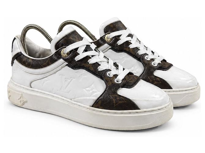 Louis Vuitton Sneaker Low-Top Monogram Marrone Bianco