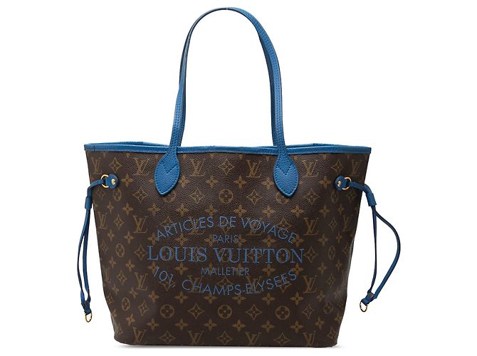 Louis Vuitton Marrón Monogram Ikat Neverfull MM
