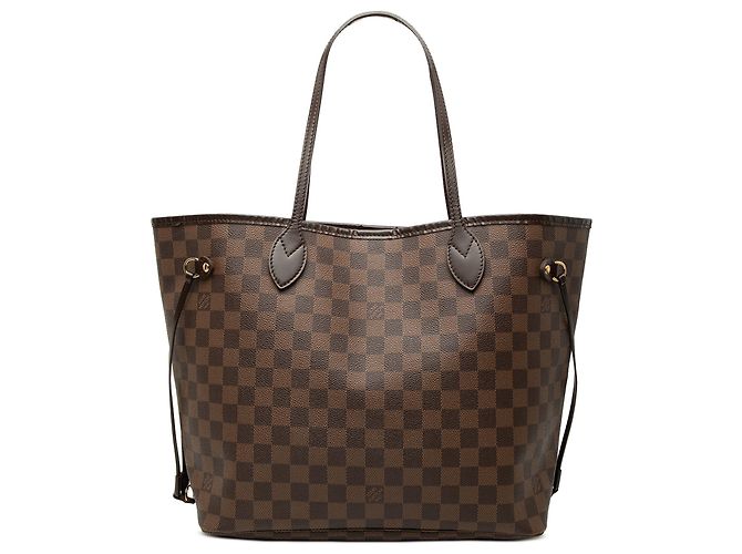 Louis Vuitton Marrom Damier Ebene Neverfull MM