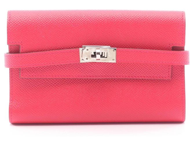 Hermès Hermes Kelly Wallet Medium Rose Extreme Pink