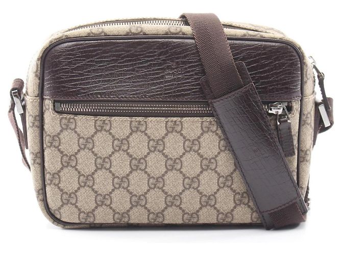Borsa a Spalla Gucci GG Plus Marrone Beige