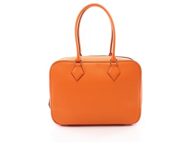 Hermès Bolsa Hermes Plume 28 Laranja