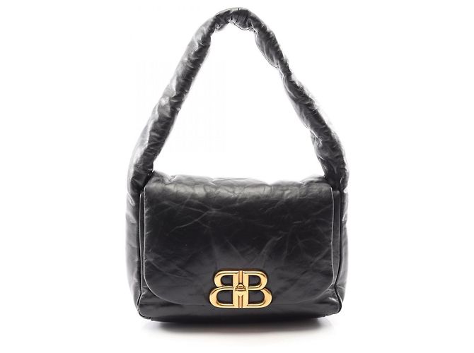 Borsa a tracolla Balenciaga Monaco Nero
