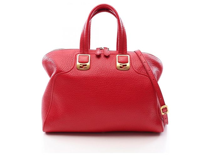Borsa 2-Way Fendi Chameleon Rosso