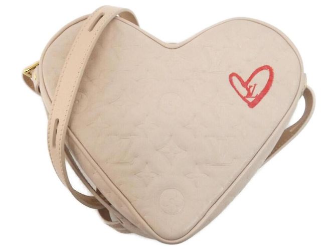 Bolsa de Ombro Louis Vuitton Monogram Sac Coeur Falling in Love