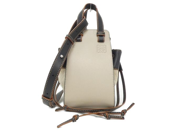 Loewe Hammock Drawstring Mini Shoulder Bag Black