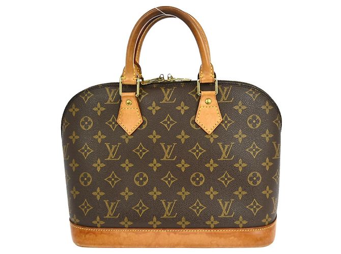 Bolsa Louis Vuitton Alma Monogram Canvas PM Marrom