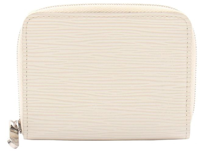 Louis Vuitton Epi Leather Zippy Coin Purse White Eggshell