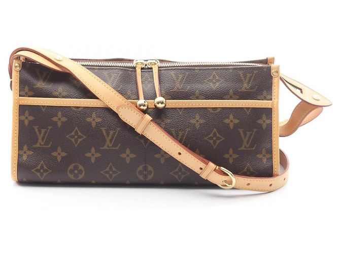 Bolsa de ombro longa Popincourt Louis Vuitton Marrom