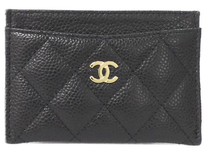 Chanel Timeless Classic Card Case Black
