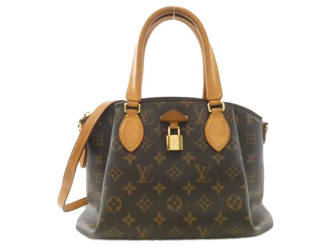 Borsa Louis Vuitton Monogram Rivoli PM Marrone Monogramma